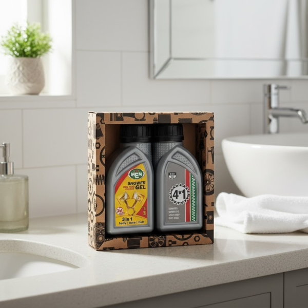 Ajándékszett - tusfürdő 2x250 ml "Tusfürdő + 4 az 1-ben"