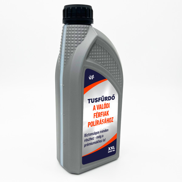 XXL tusfürdő "Az igazi férfiak polírozására" (1000ml) XXL tusfürdő "Az igazi férfiak polírozására" (1000ml)