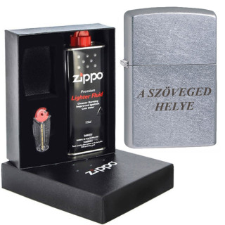 Zippo 200 ajándék szett gravírozott szöveggel