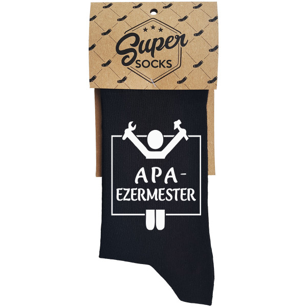 Zokni "Apa - ezermester"