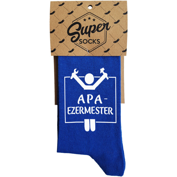 Zokni "Apa - ezermester"