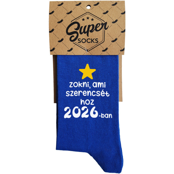 Zokni "Zokni, ami szerencsét hoz 2026-ban"