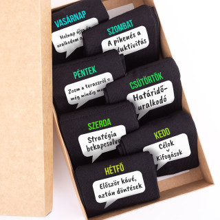 Zokniszett "A főnök hete"