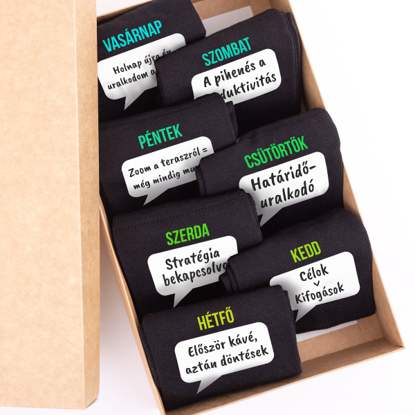 Zokniszett "A főnök hete" Zokniszett "A főnök hete"