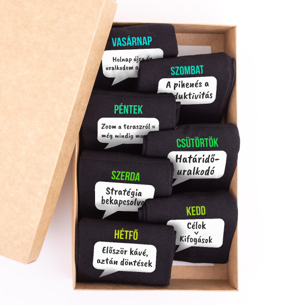 Zokniszett "A főnök hete" Zokniszett "A főnök hete"