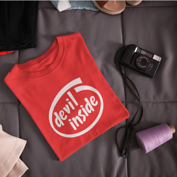 Női póló "Devil Inside"