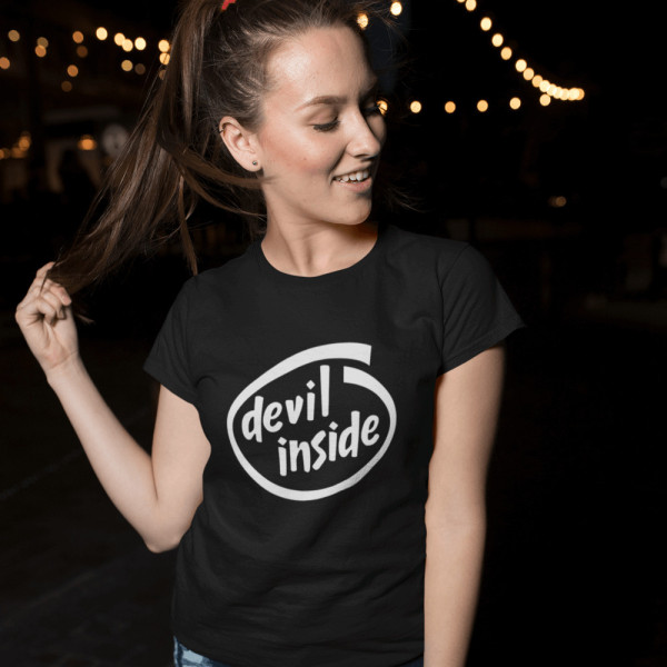 Női póló "Devil Inside"