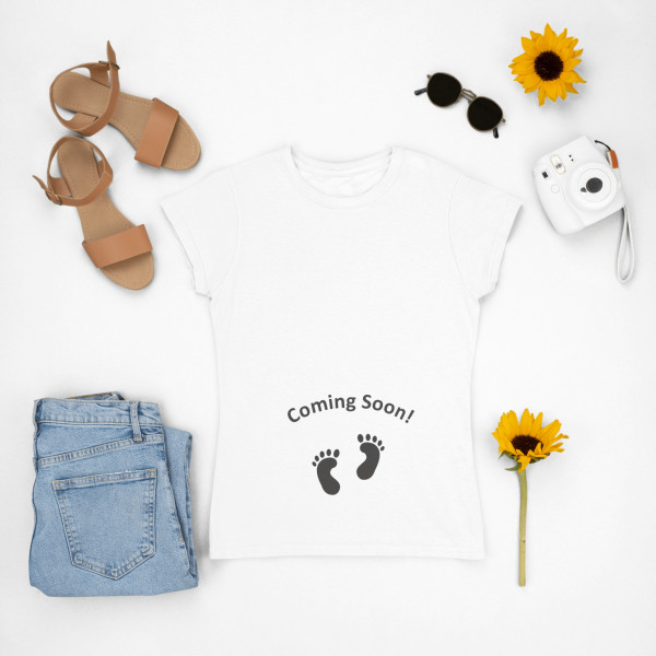 Női póló "Coming soon"