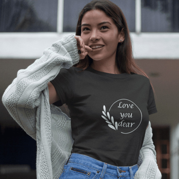 Női póló "Love you dear"